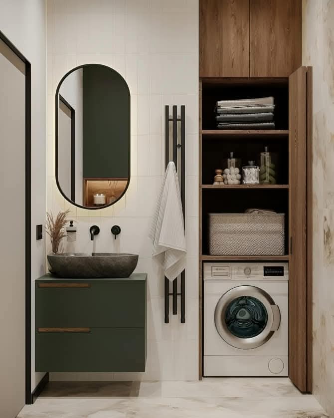 custom bathroom cabinets and storage solutions designed for funtionality