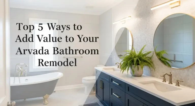 Top 5 Ways to Add Value to Your Arvada Bathroom Remodel