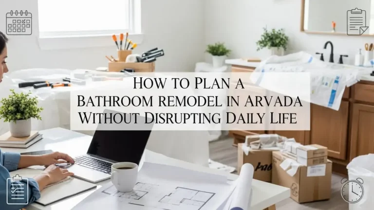 How to Plan a Bathroom Remodel in Arvada Without Disrupting Daily Life
