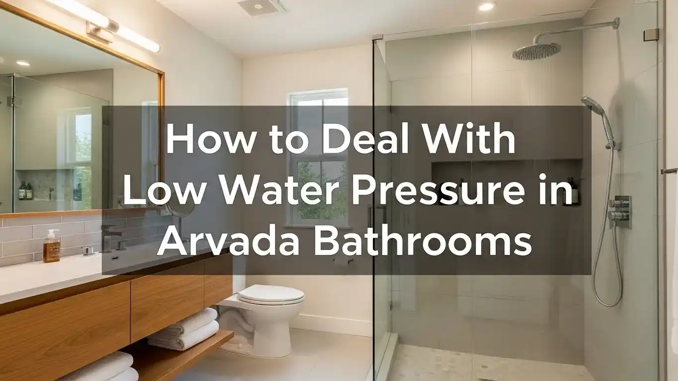 How to Deal With Low Water Pressure in Arvada Bathrooms