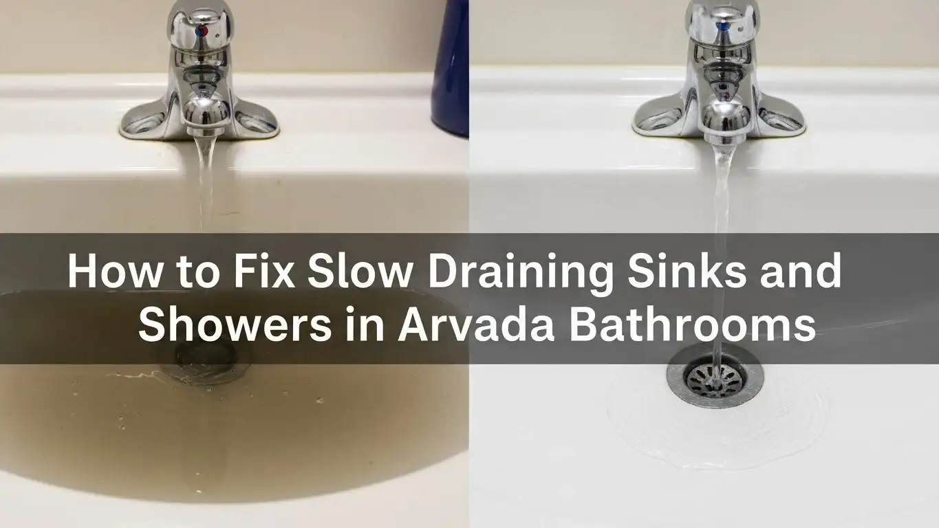 How to Fix Slow Draining Sinks and Showers in Arvada Bathrooms